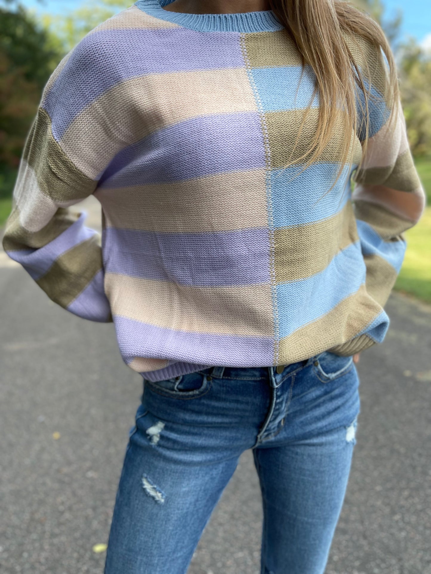 Purple Sky Sweater