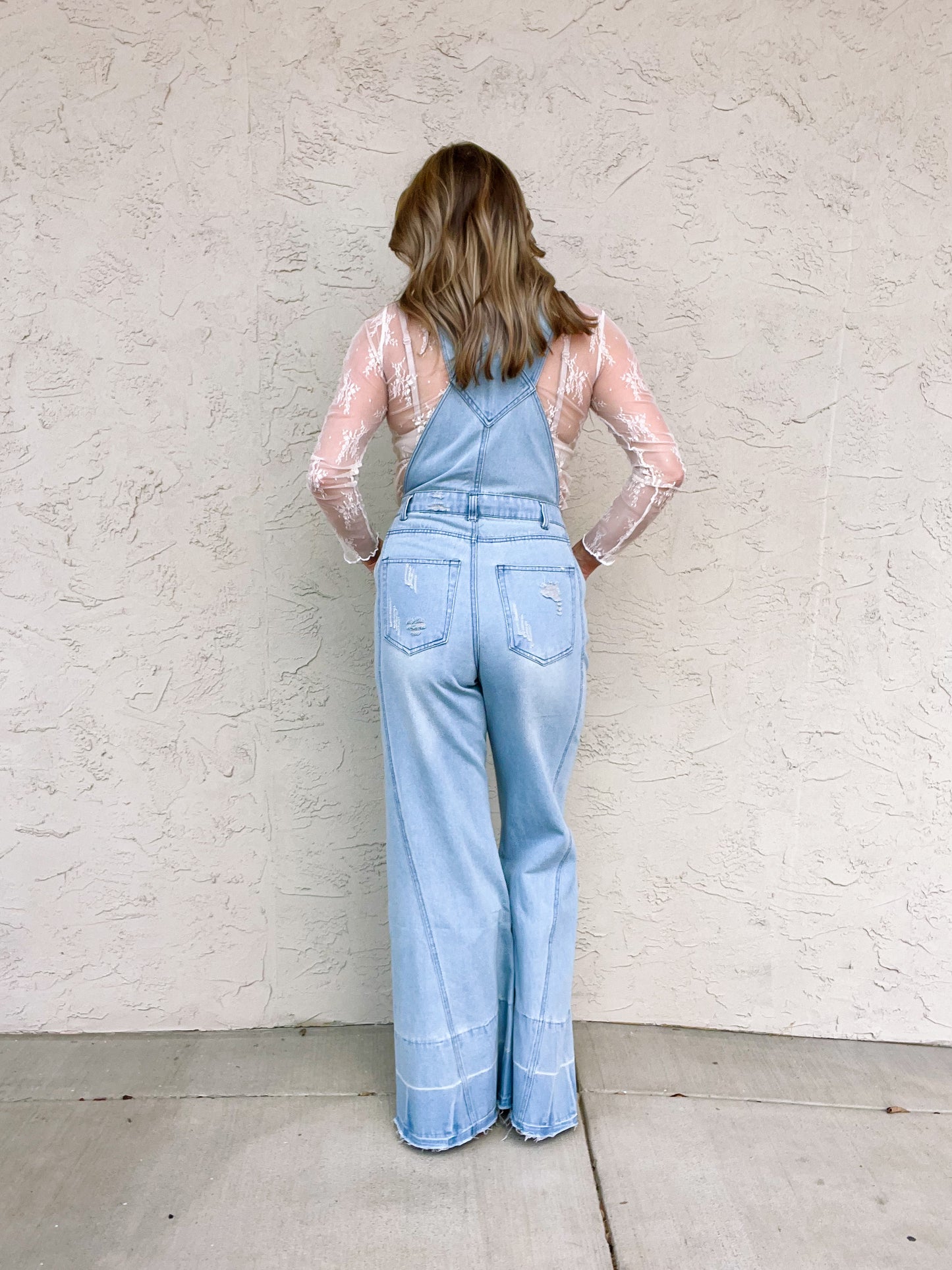 Wide Leg Overalls