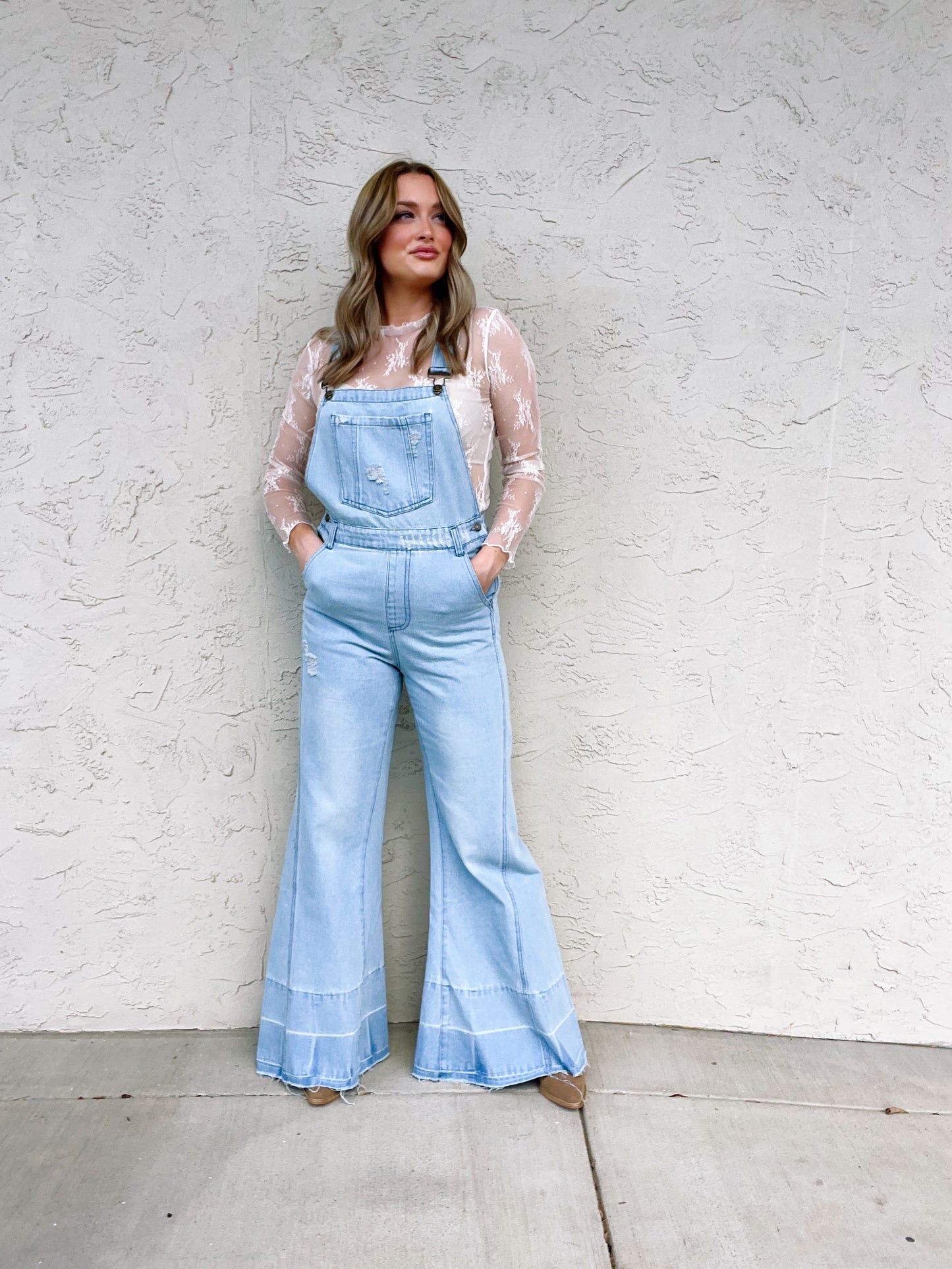 Wide Leg Overalls