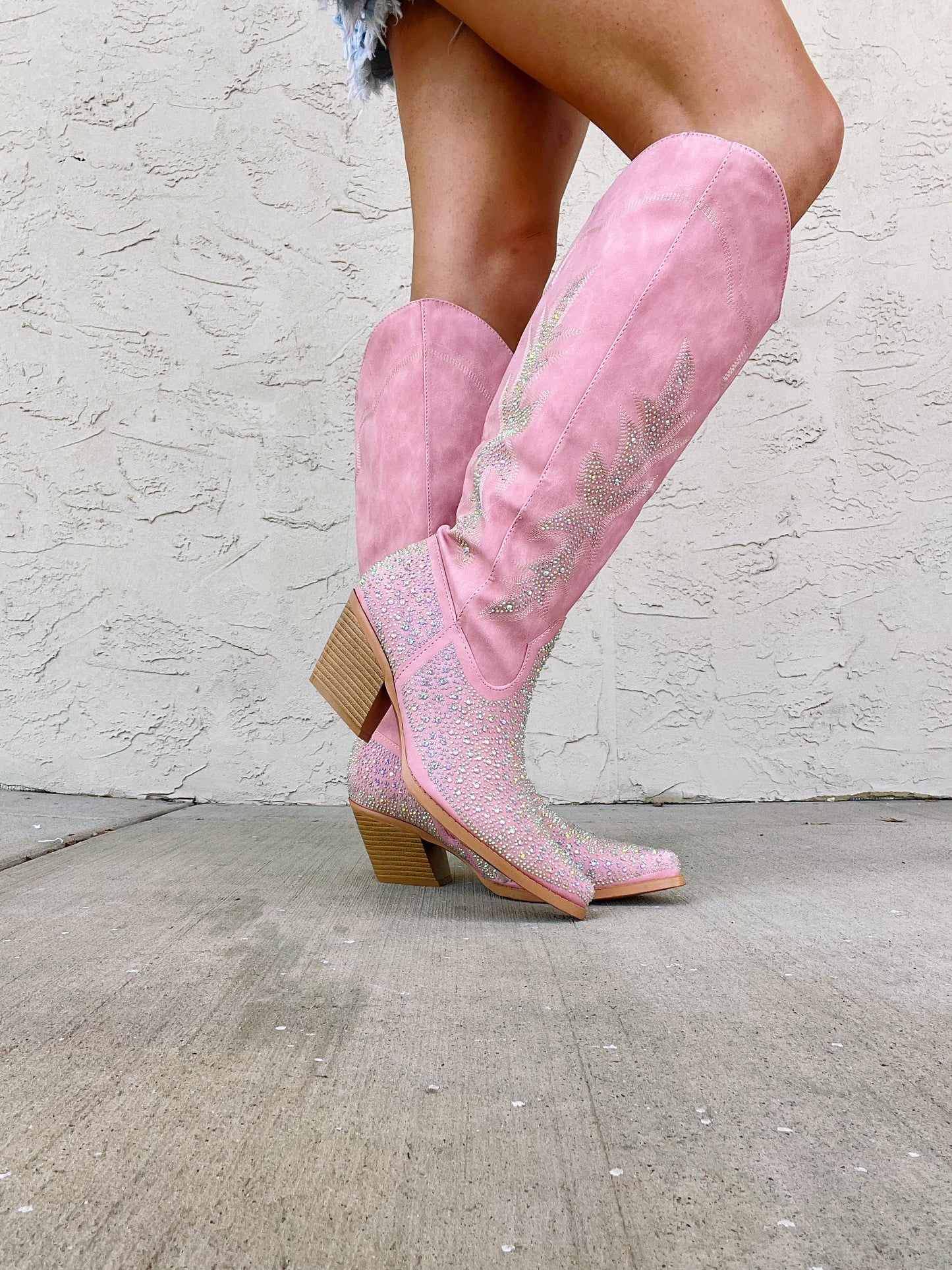 Sparkle Pink Boots