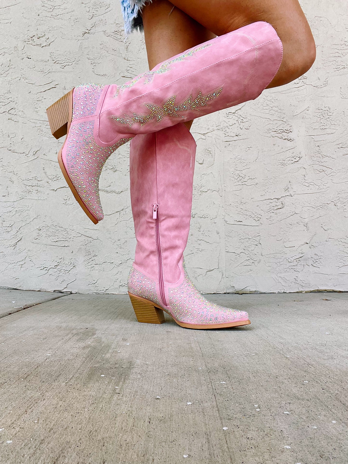 Sparkle Pink Boots