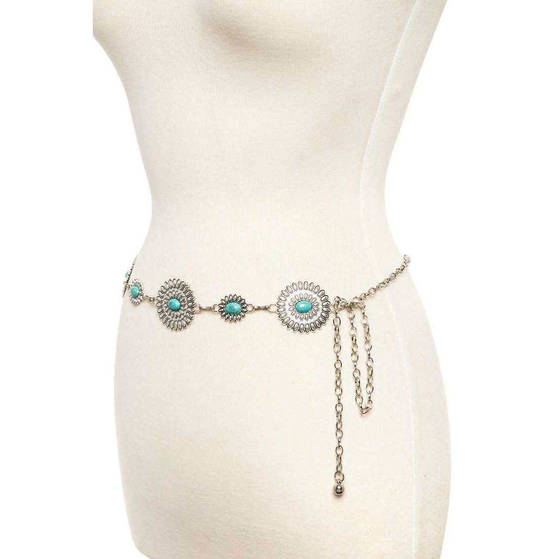 Turquoise Western Chain Belt