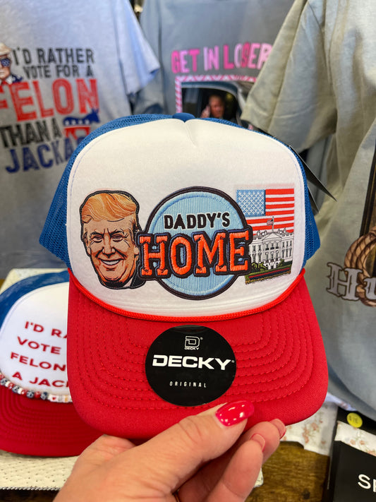 Trump “daddy’s home hat”