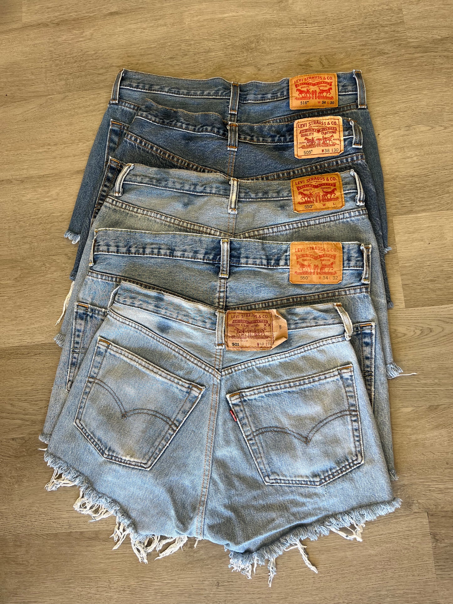 Up cycled Levi Shorts