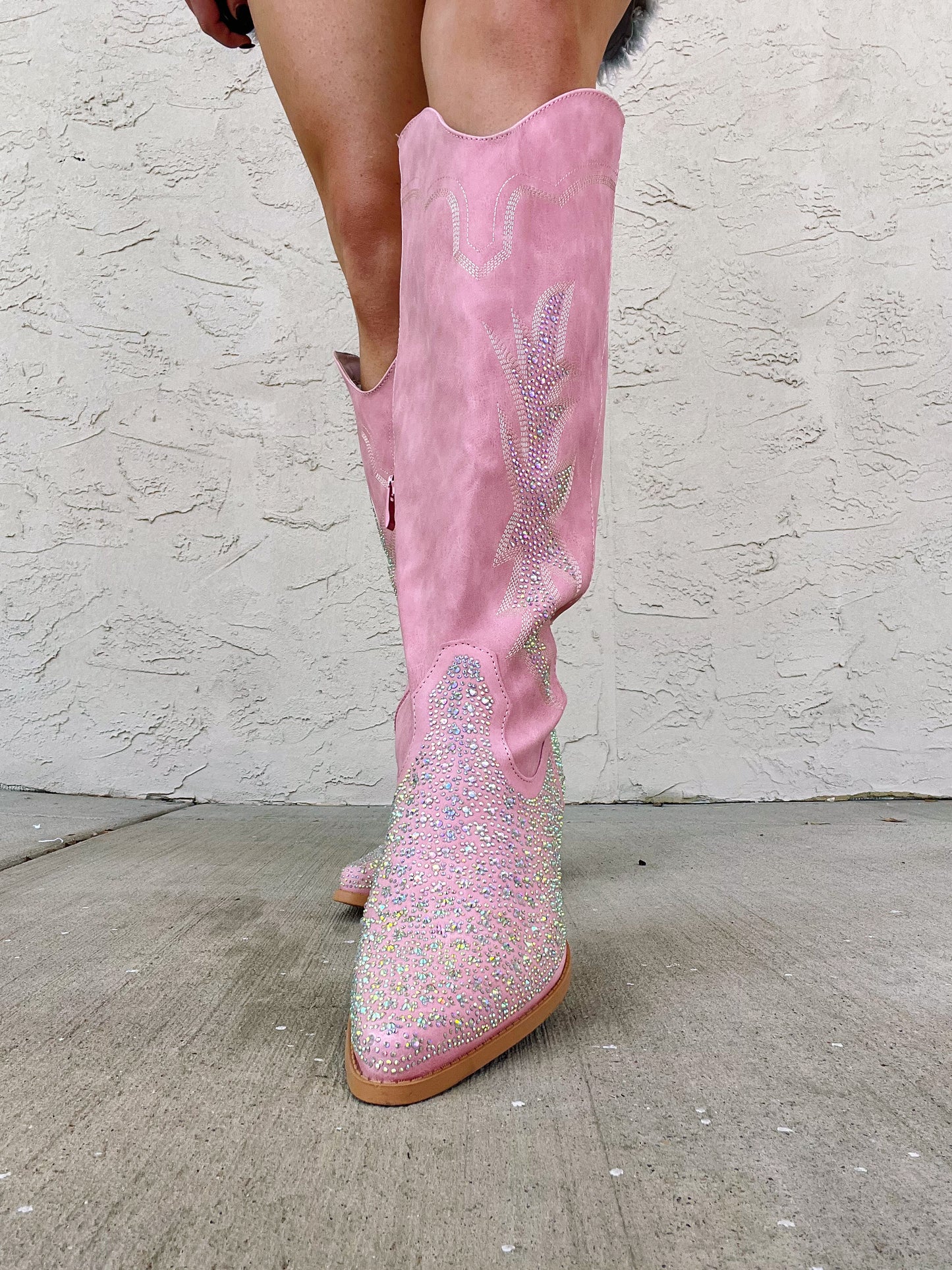 Sparkle Pink Boots