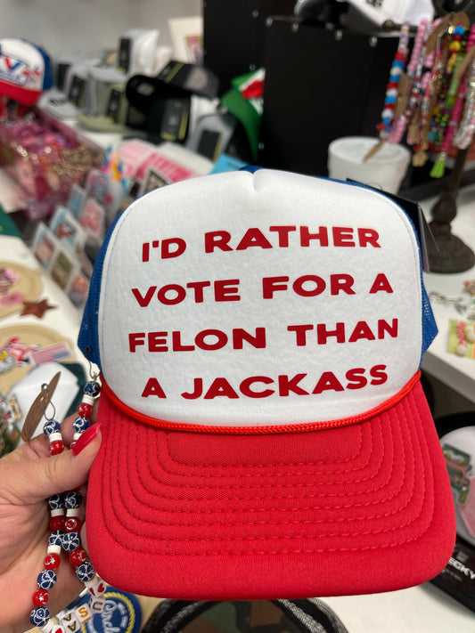 Trump felon hat