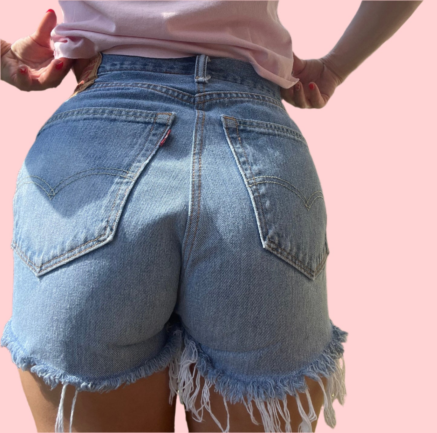 Up cycled Levi Shorts